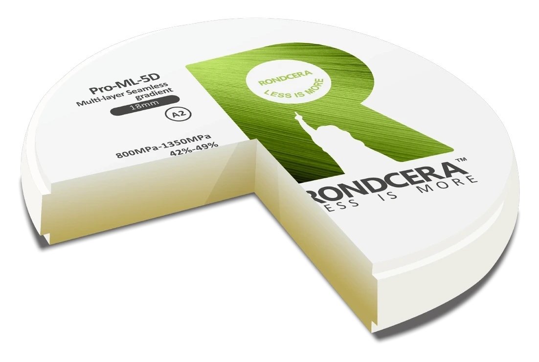 Rondcera Cad Cam Zirkon Disk, görünüm 1